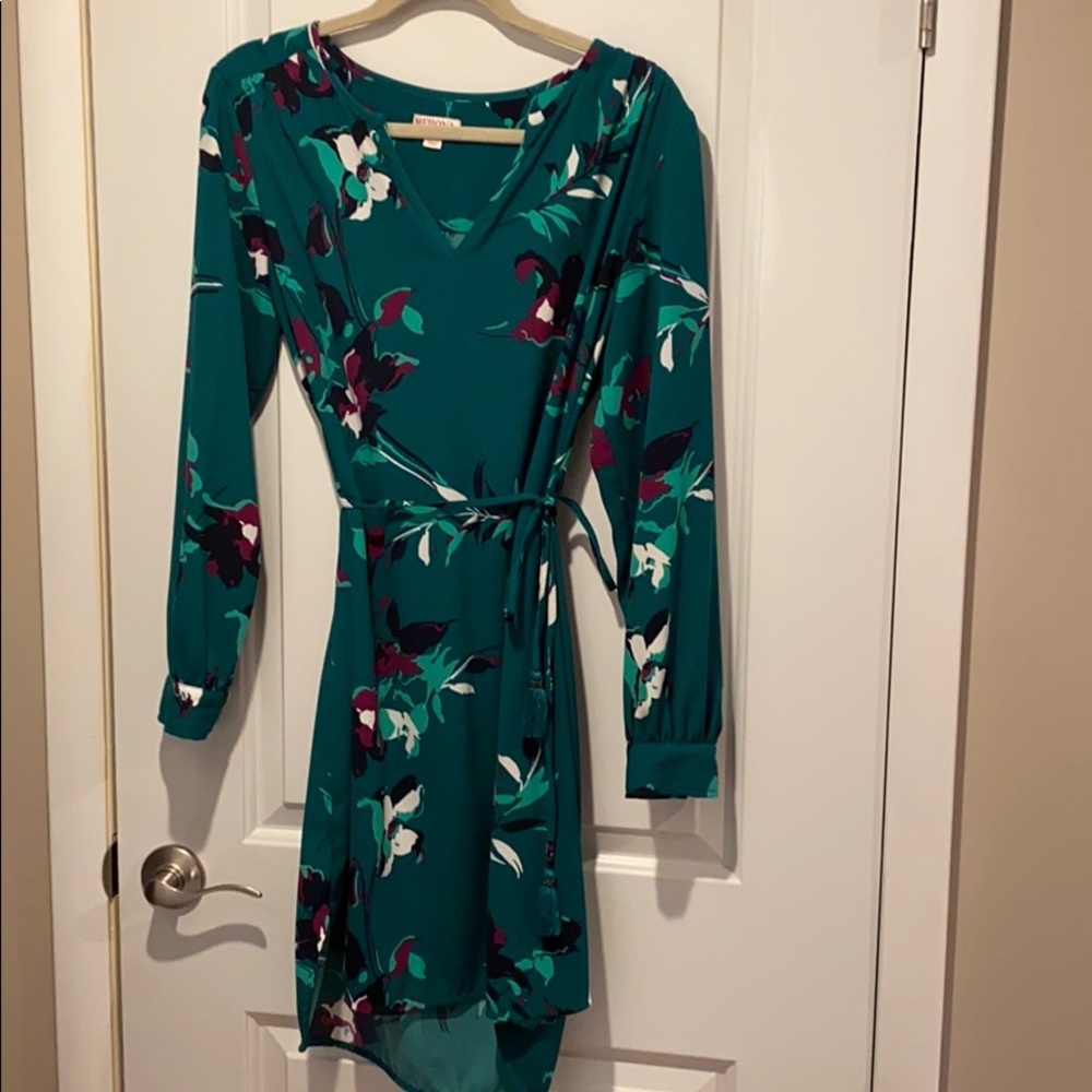 Emerald Green Merona Shirt Dress